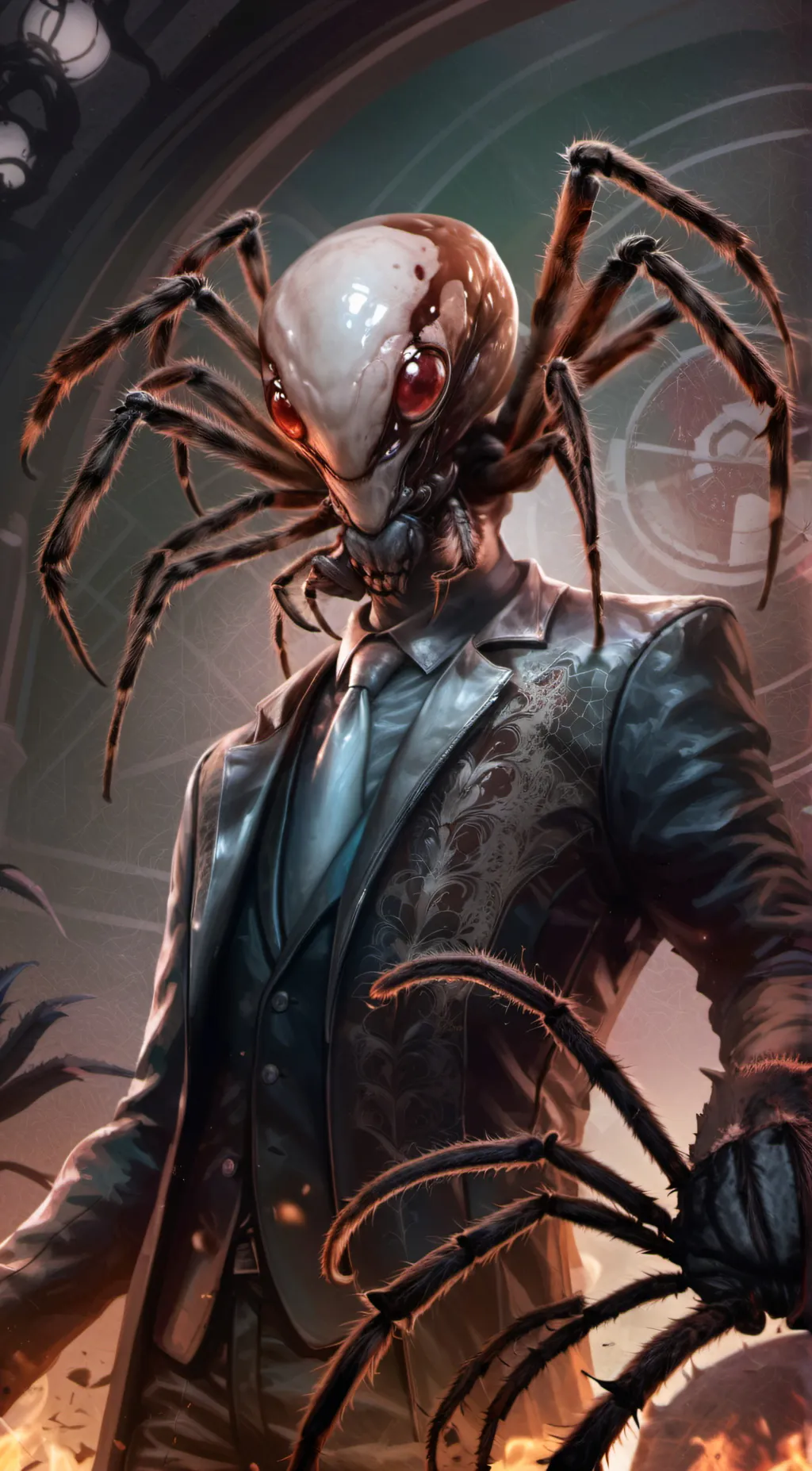 ai character: Wow Or Web background