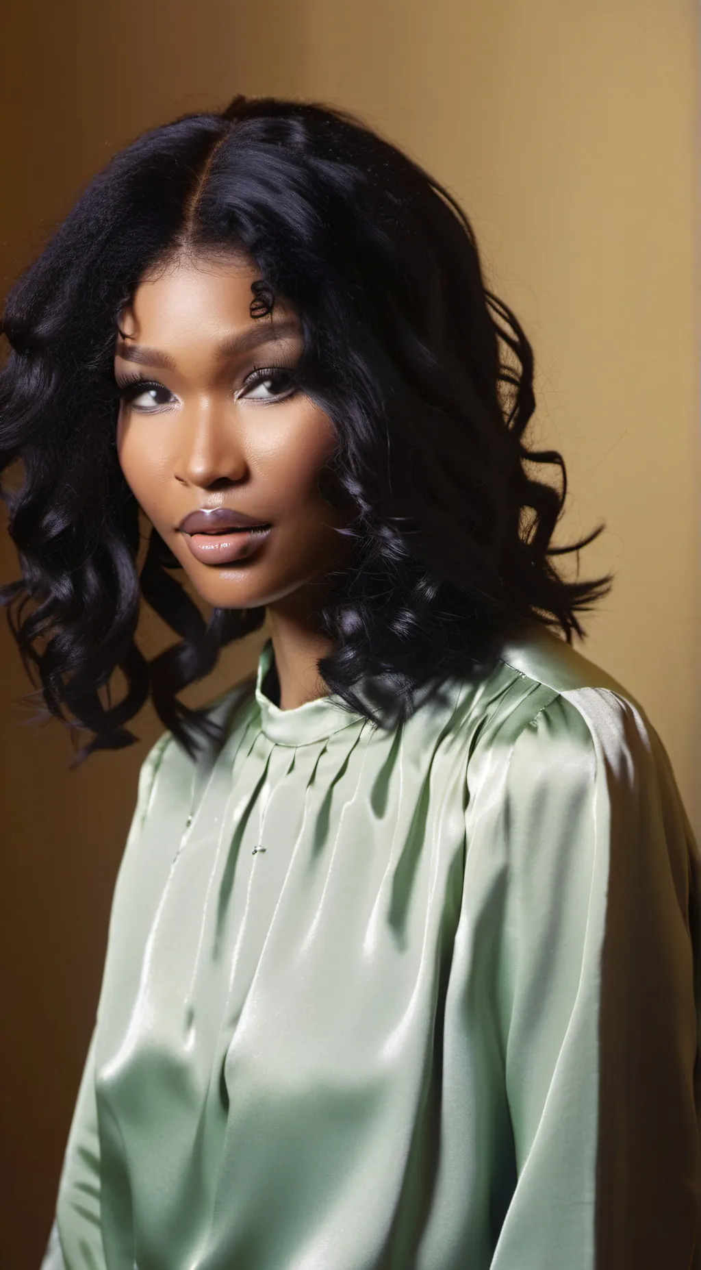 ai character: Sza  background