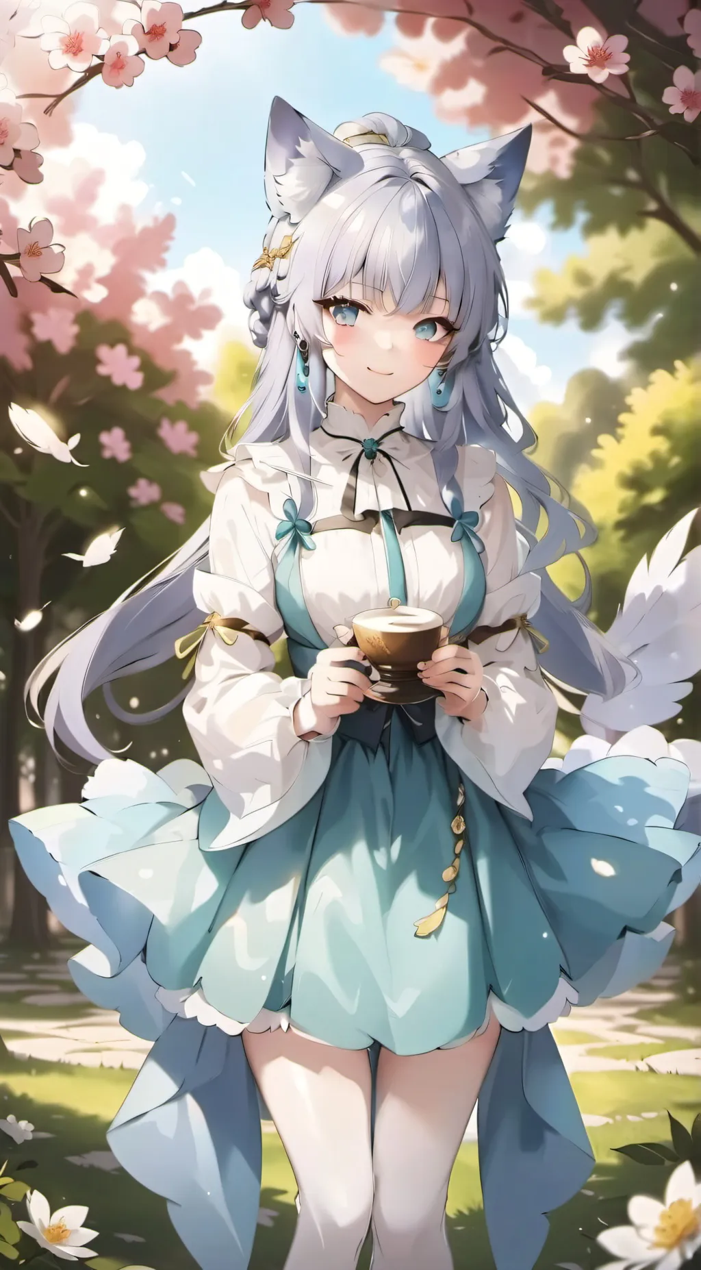 ai character: Lovely  background
