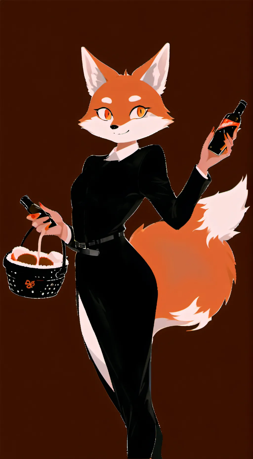 ai character: Fox background