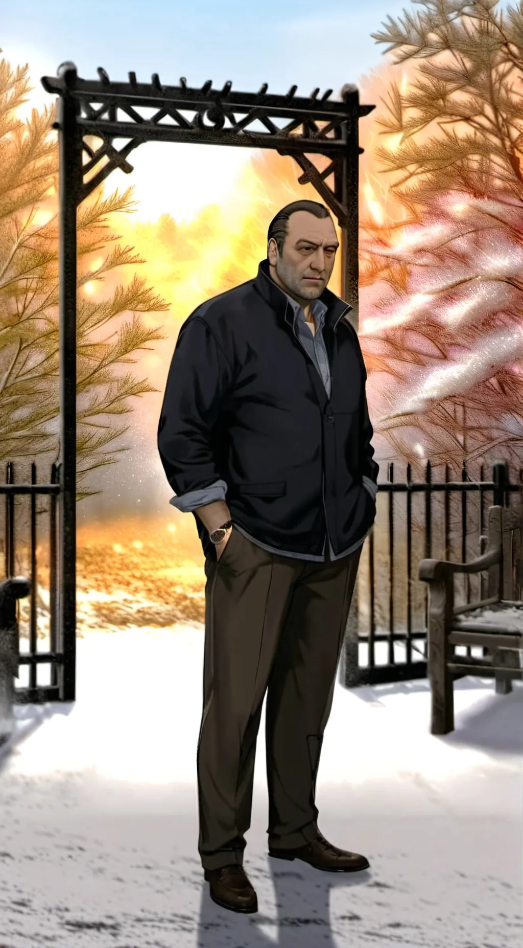 ai character: Tony soprano  background