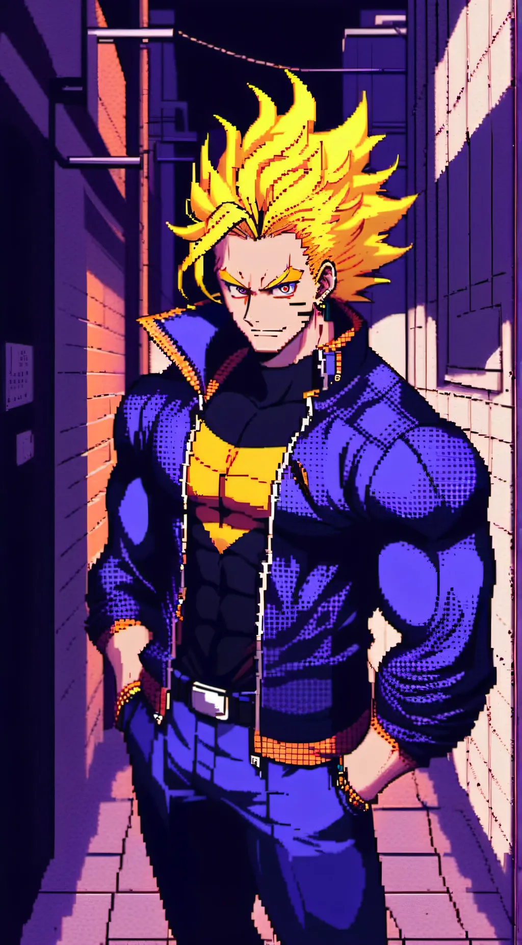 ai character: All Might background
