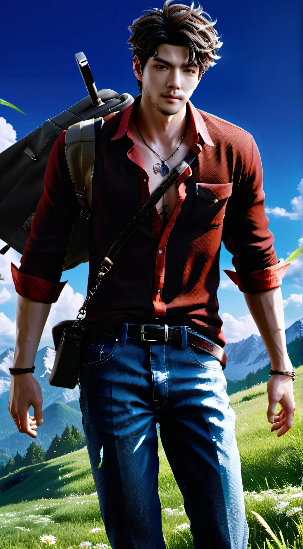 ai character: Runner background