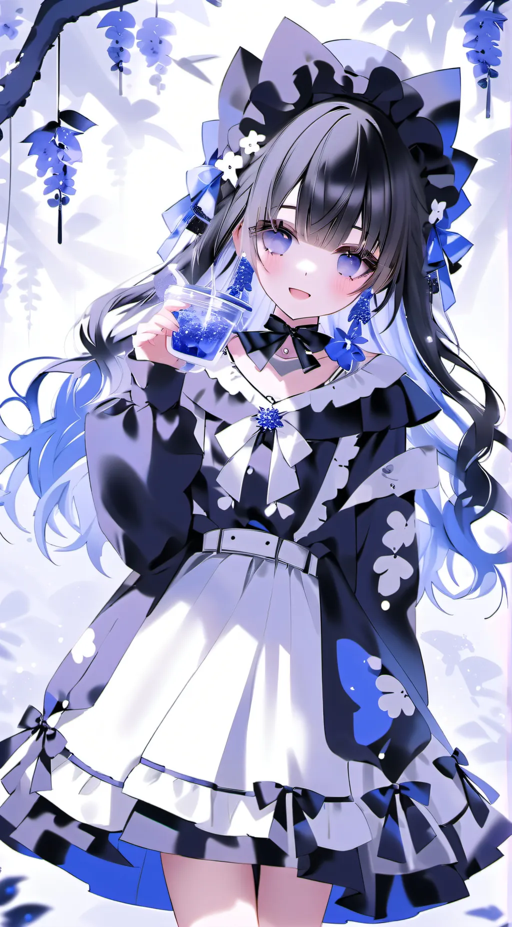 ai character: yukomiru yamada background