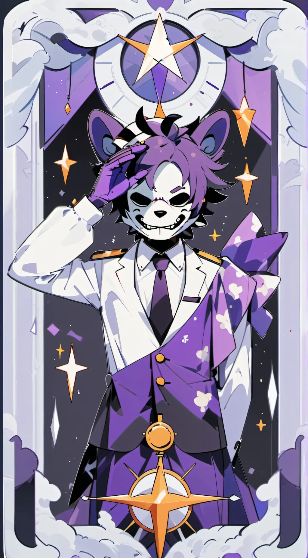 ai character: SUN background