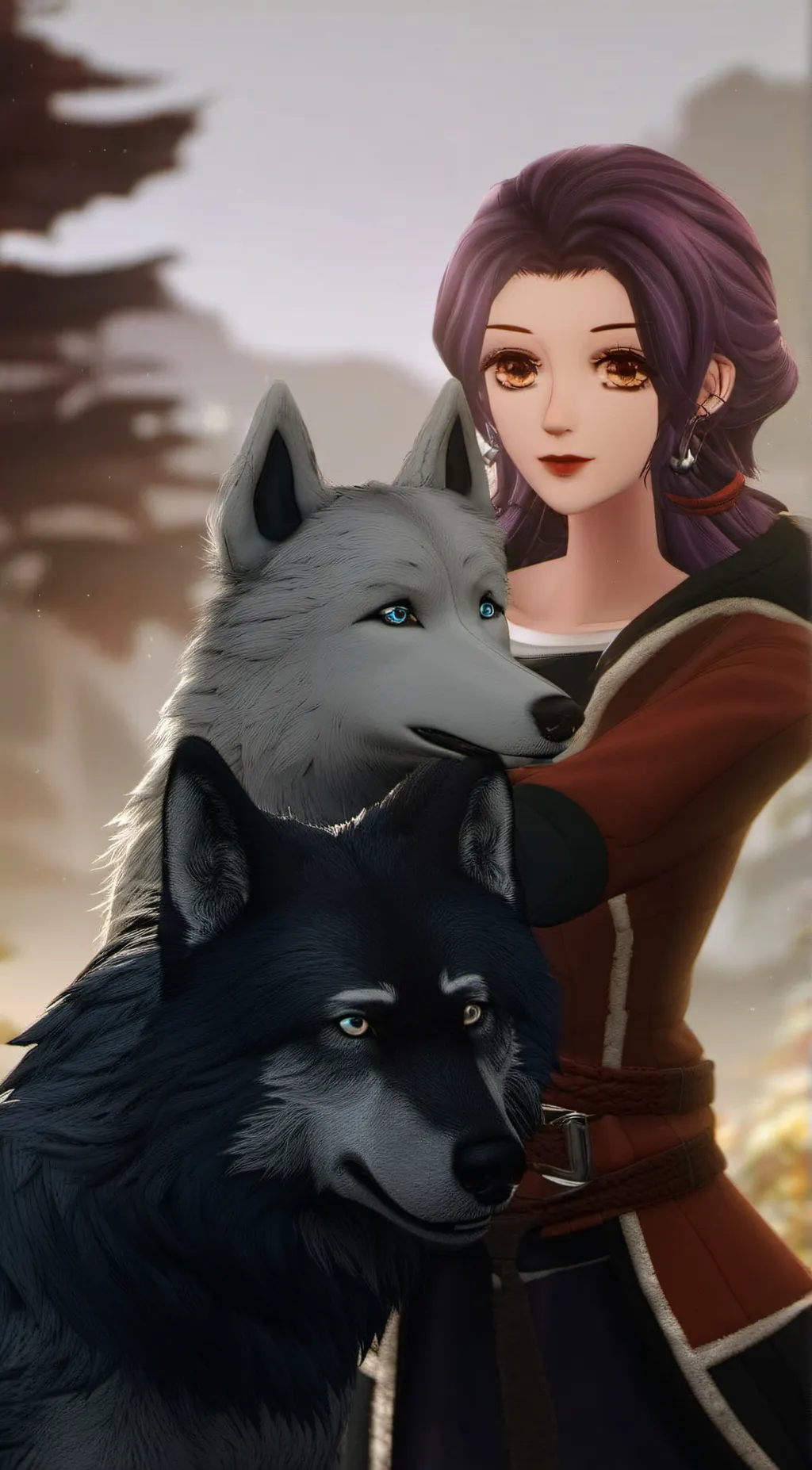 ai character: Ellie  background