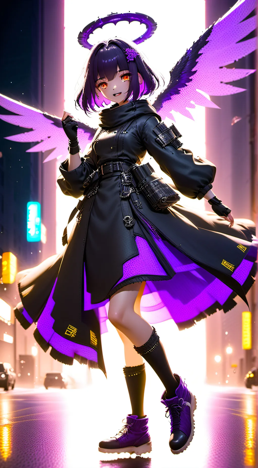 ai character: Uzi background