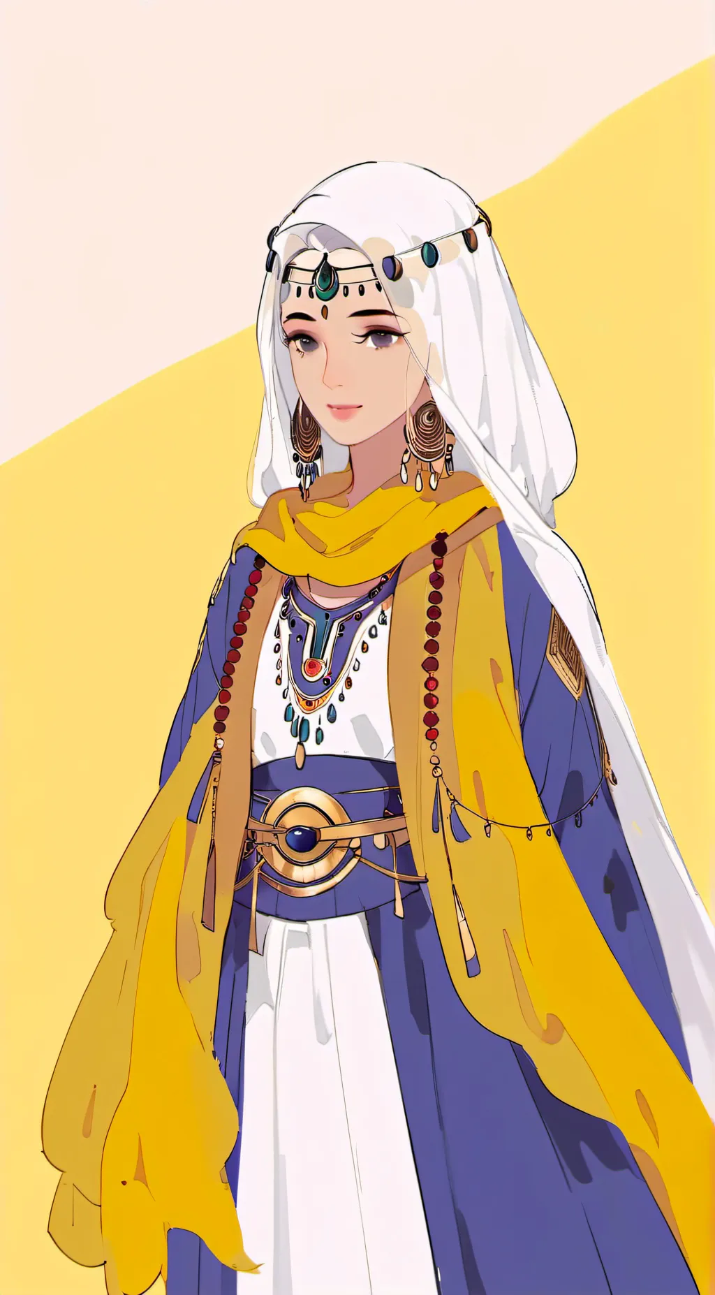 ai character: nur paylin background