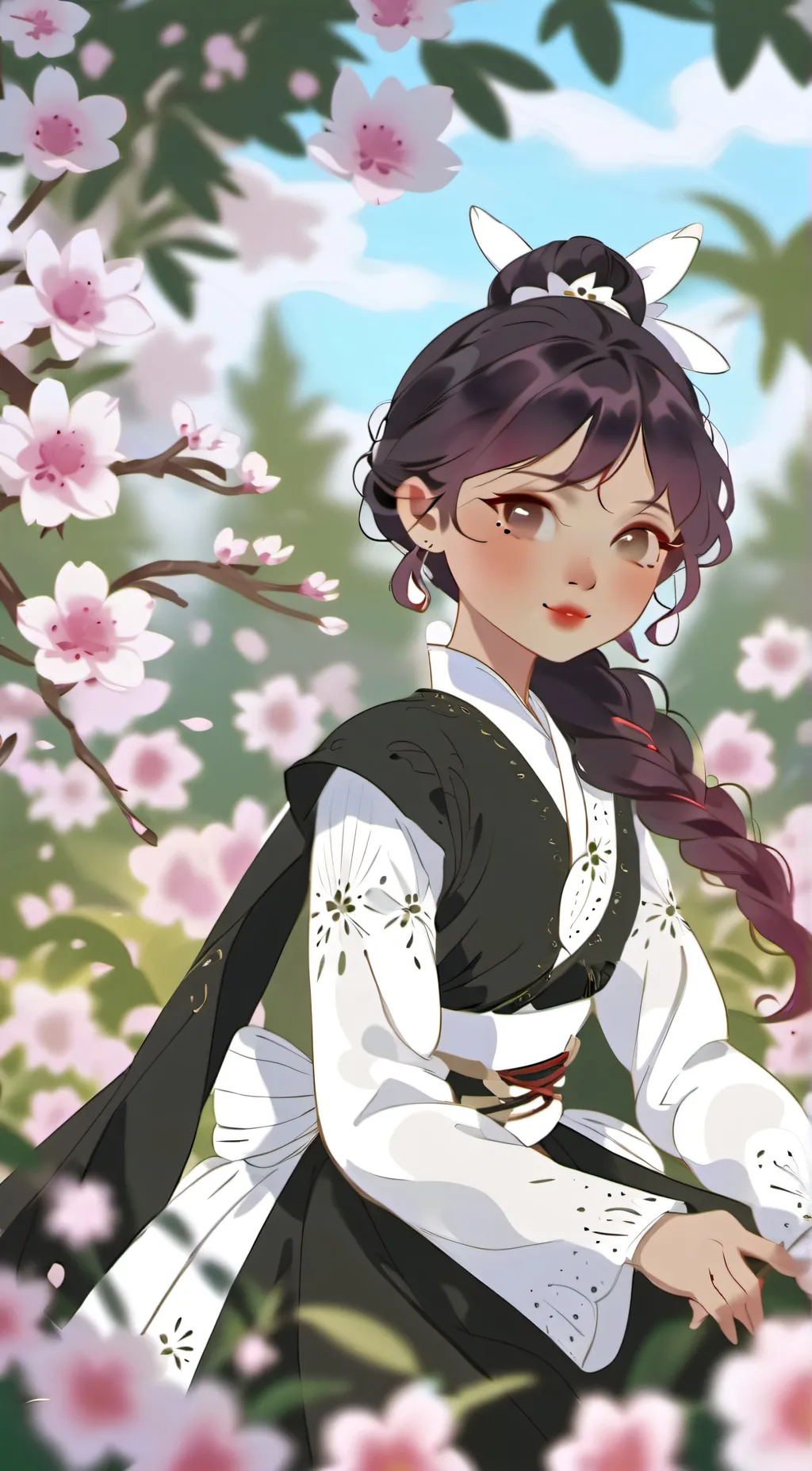 ai character: June background