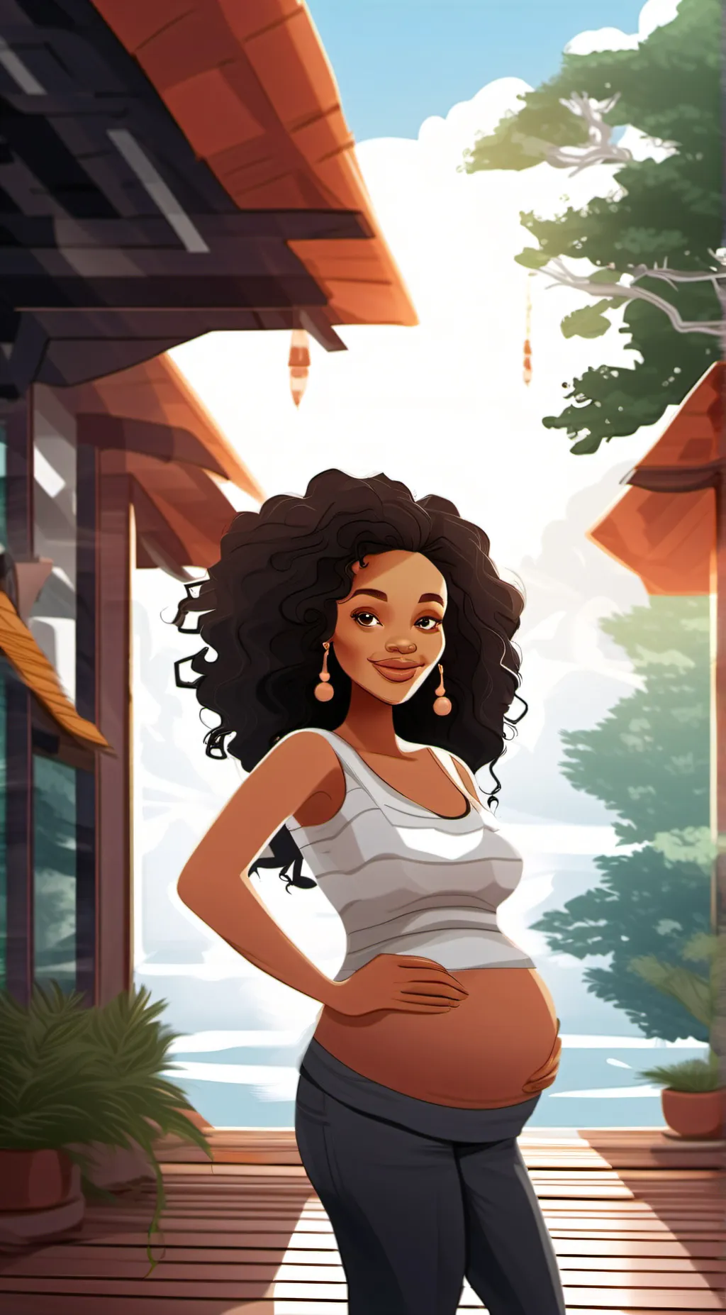 ai character: Amieh  background