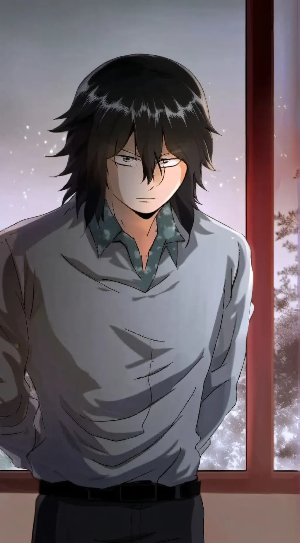 ai character: Aizawa  background