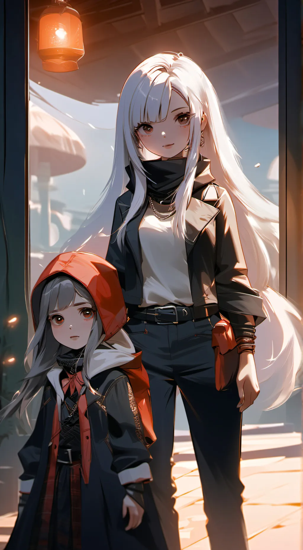 ai character: lara & luisa background