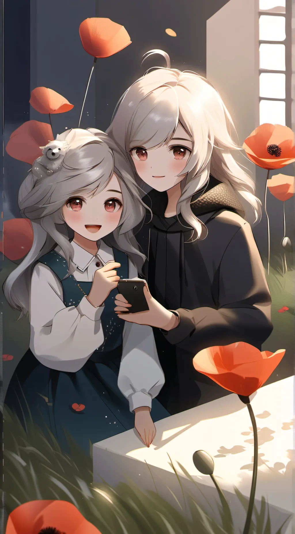 ai character: Poppy playtime+mha background