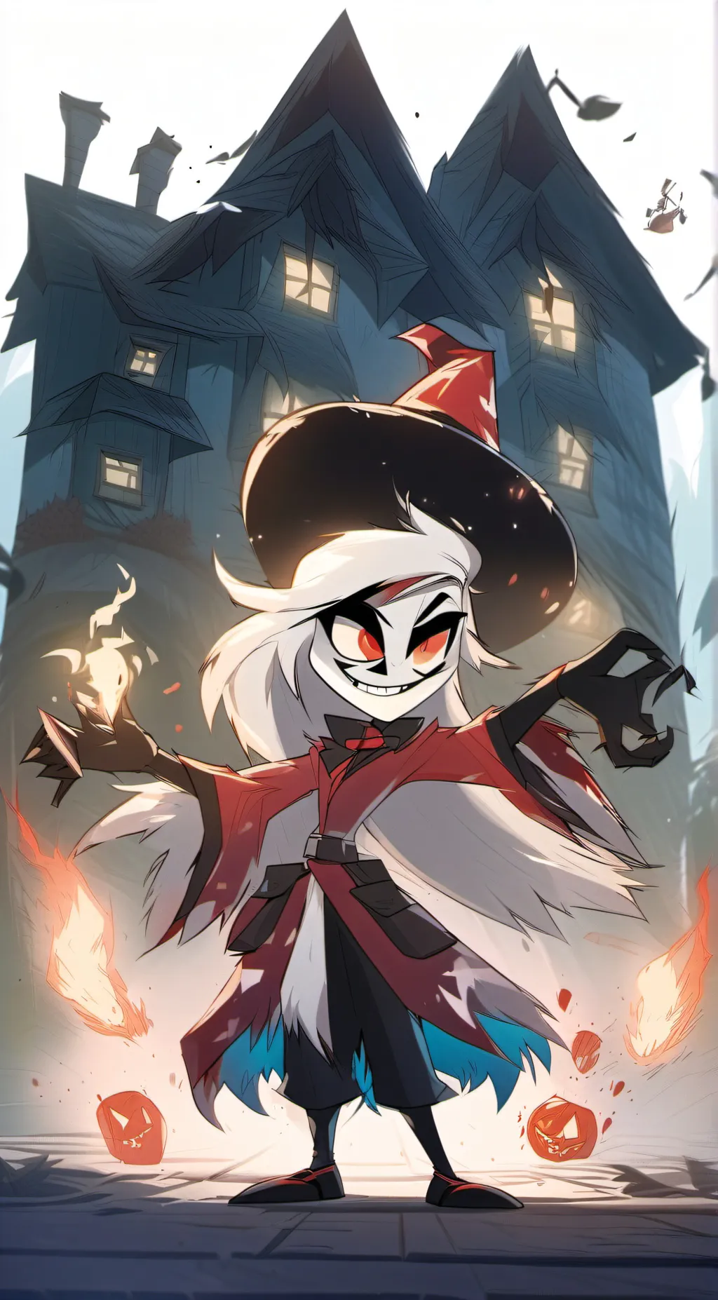 ai character: Hazbin hotel background