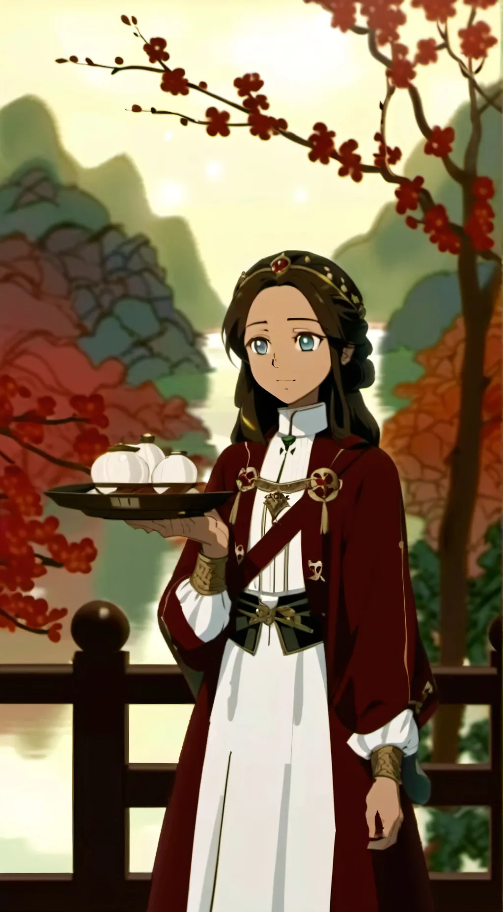 ai character: Luna background