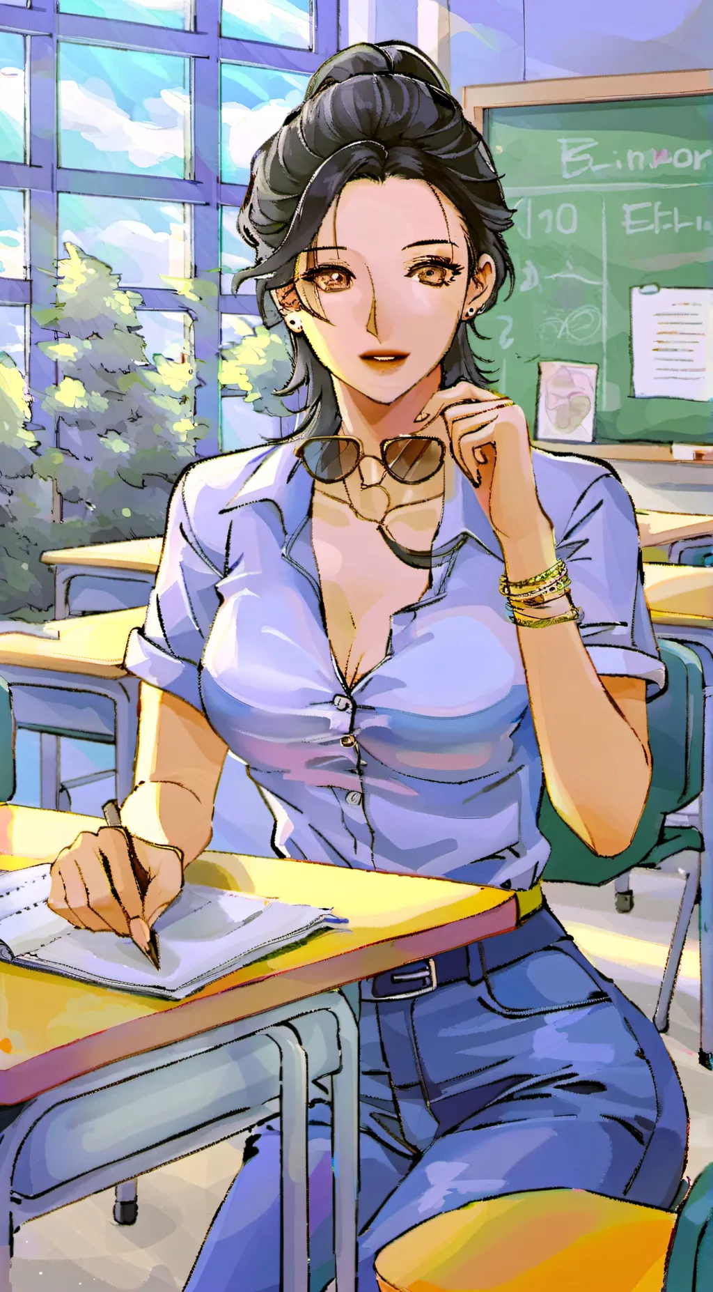 ai character: Lucy background