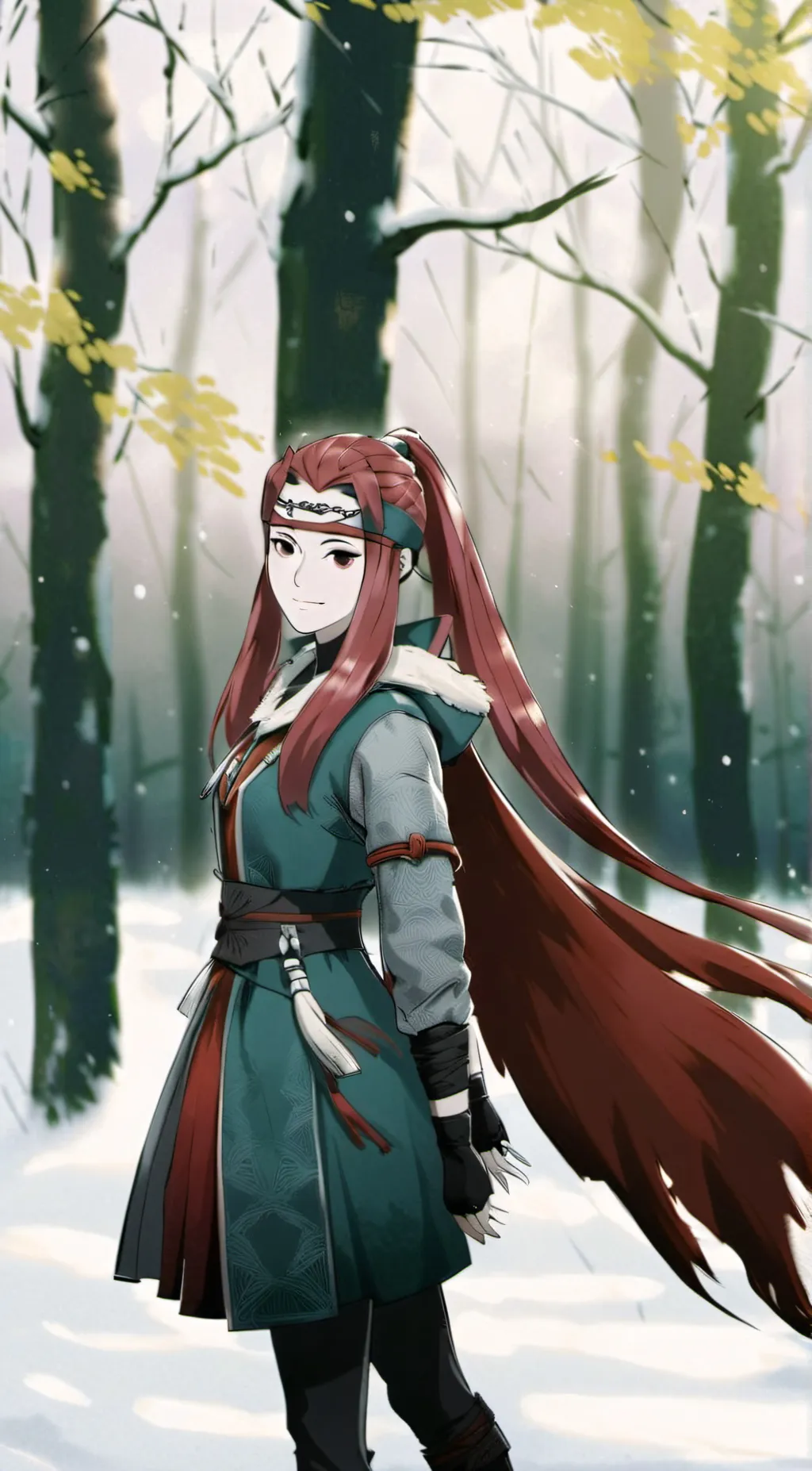 ai character: ameyuri ringo background