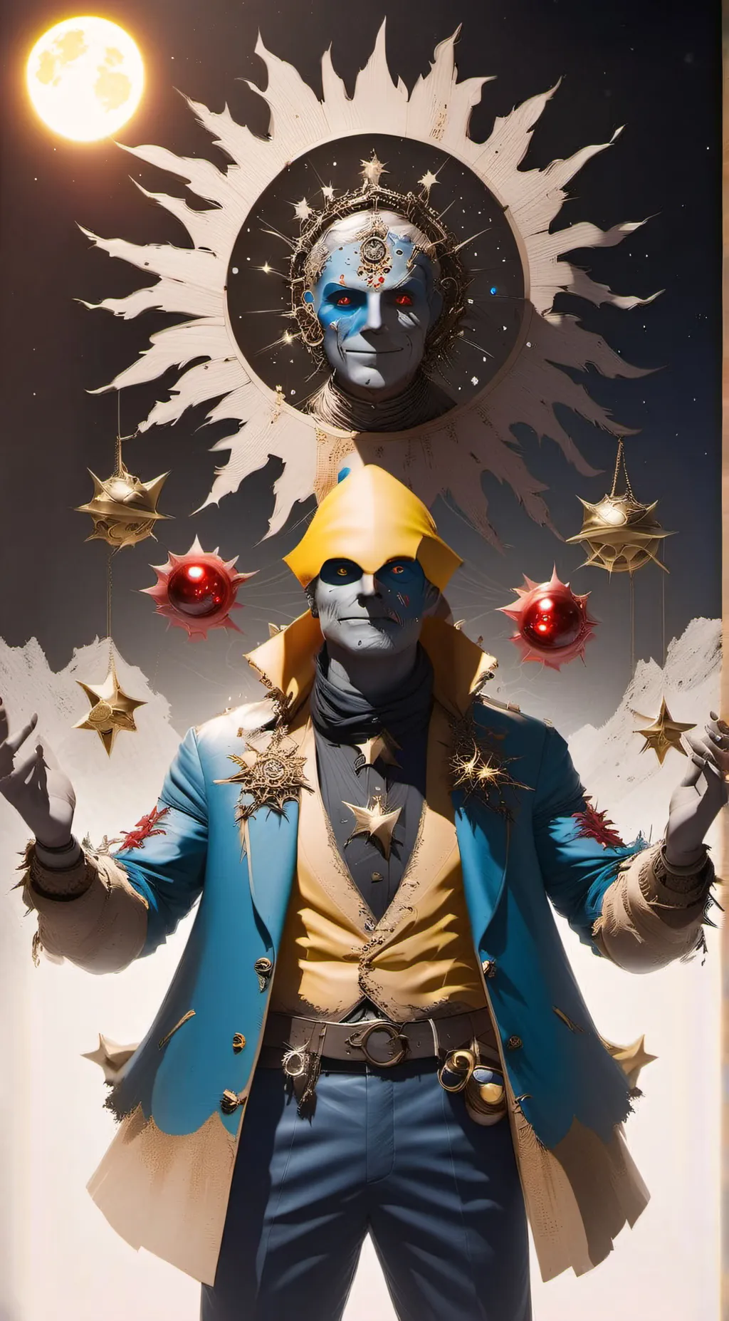 ai character: Ruin background