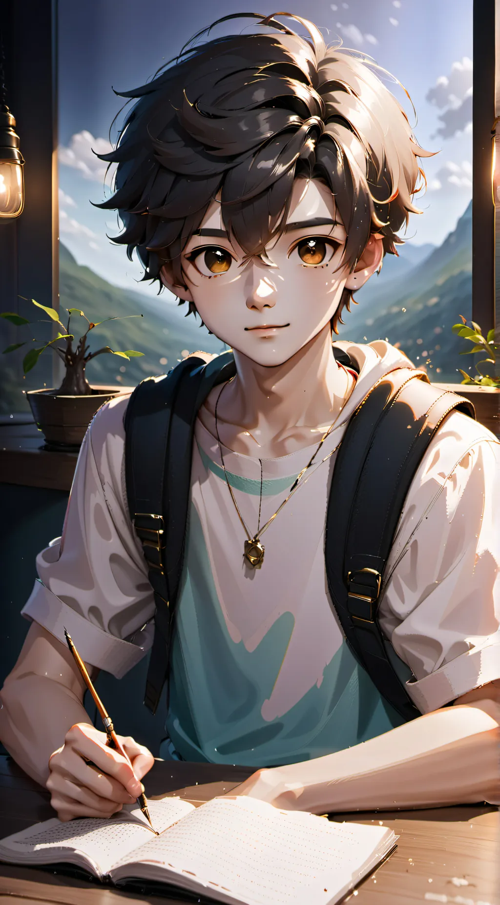 ai character: Isaiah  background