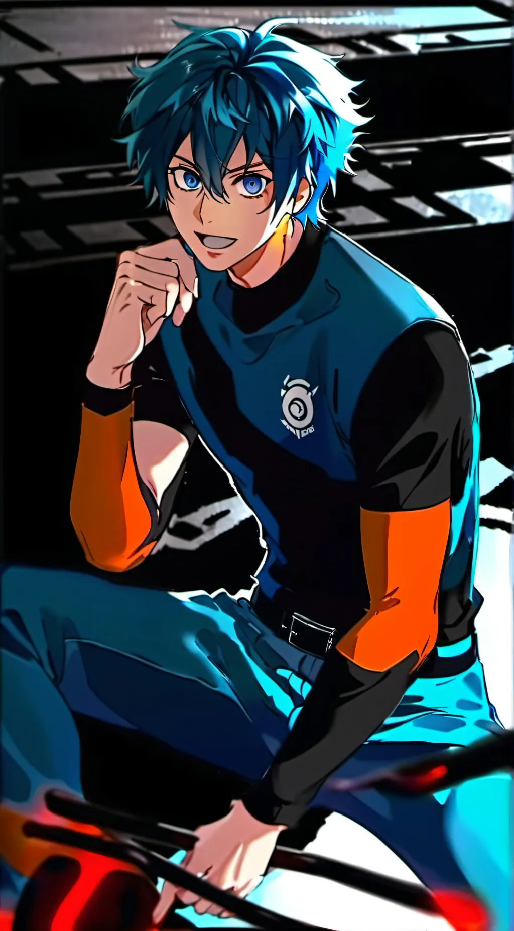 ai character: U pick background