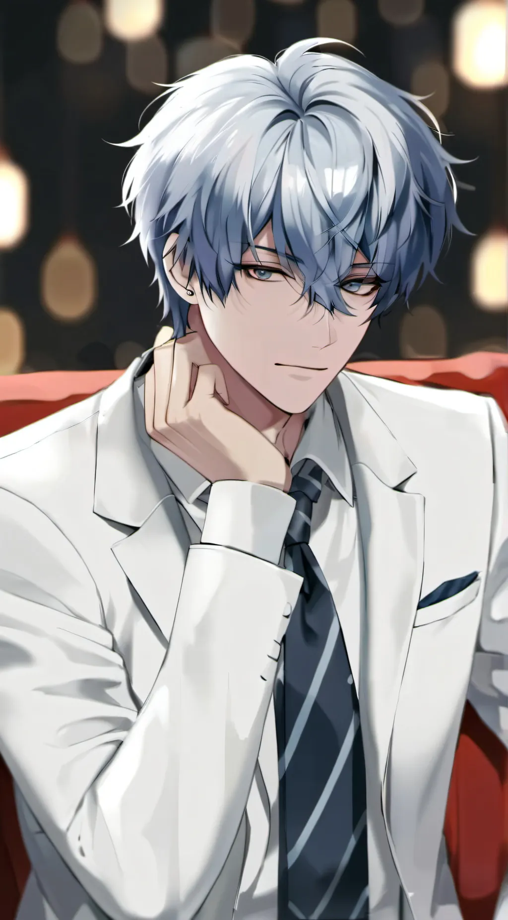 ai character: focus background