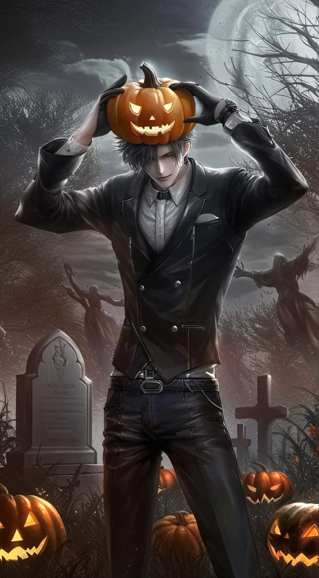ai character: Pumpkin Jack background