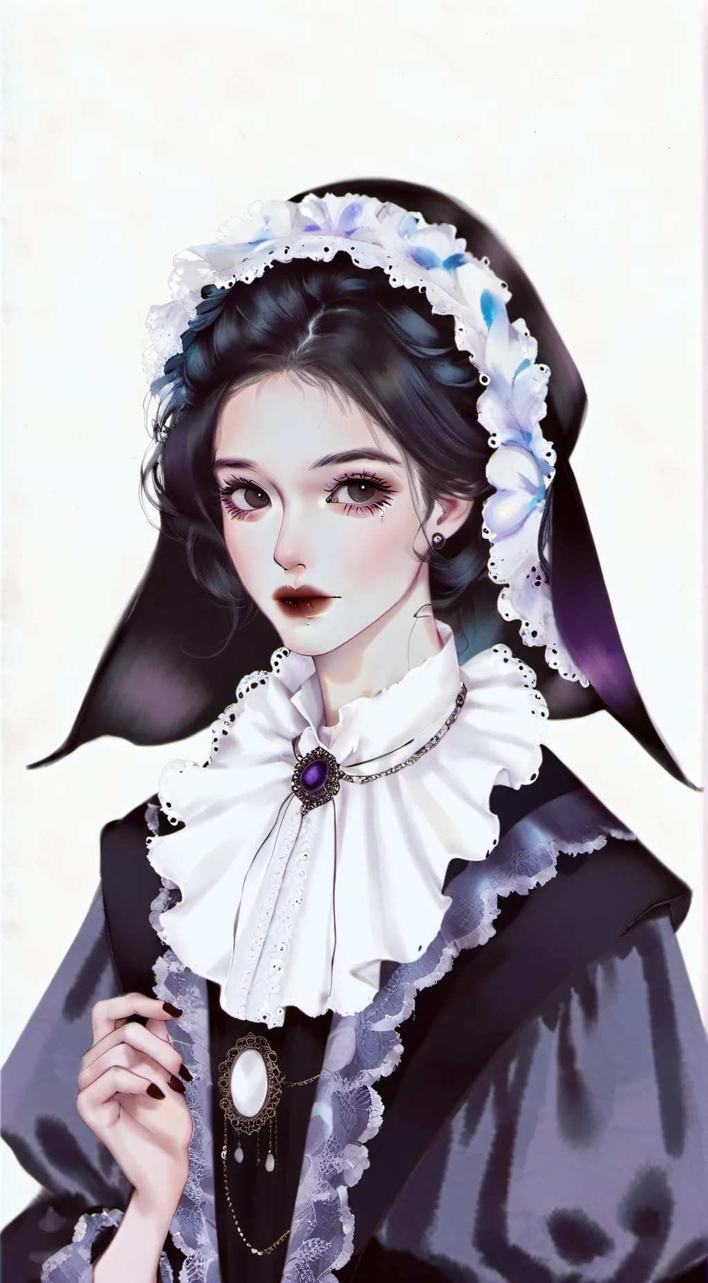 ai character: Lady death background