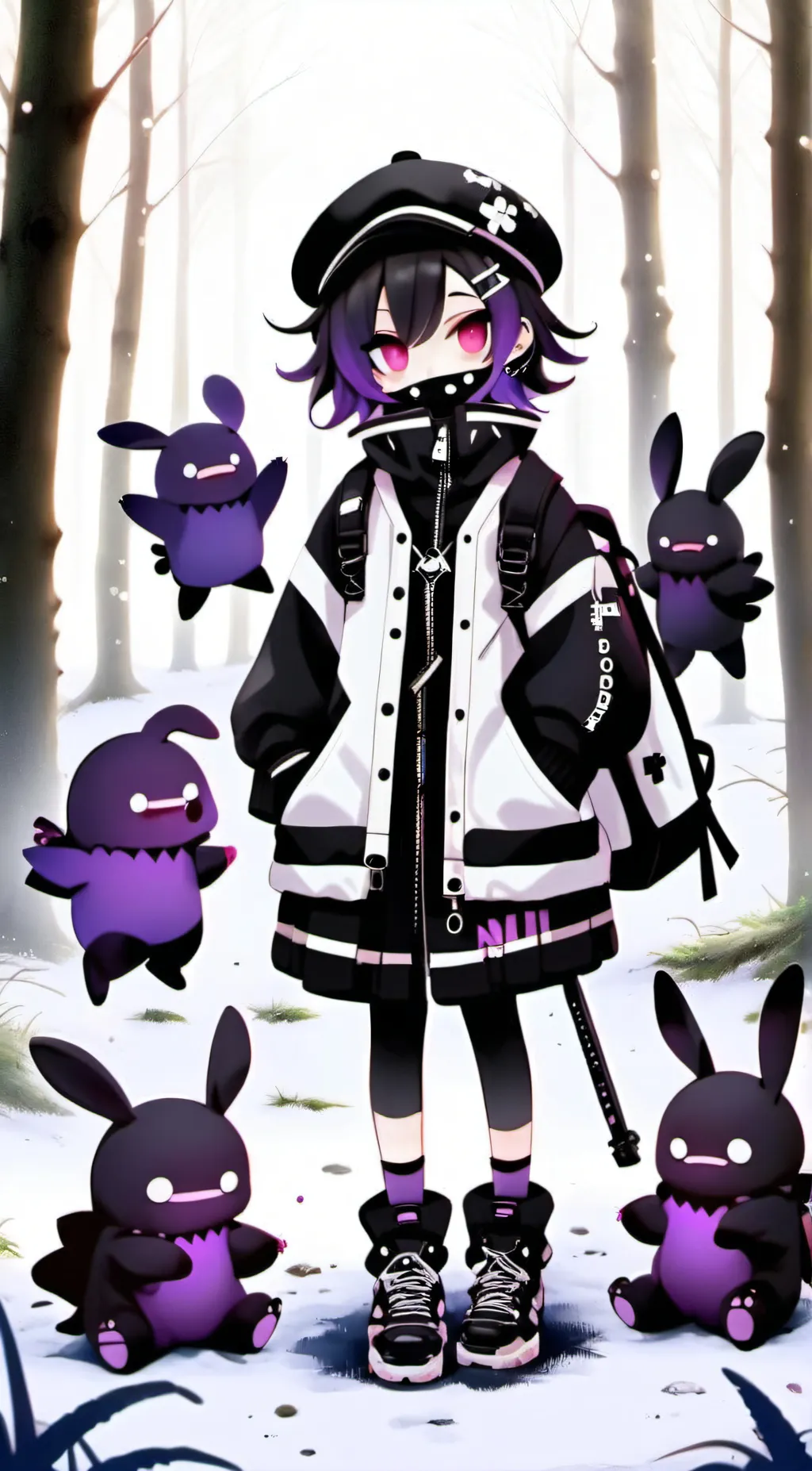 ai character: Murder drones! background