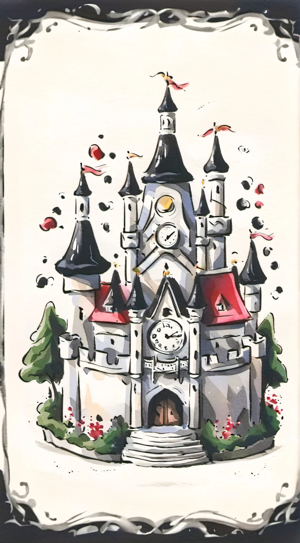 ai character: Clok power background