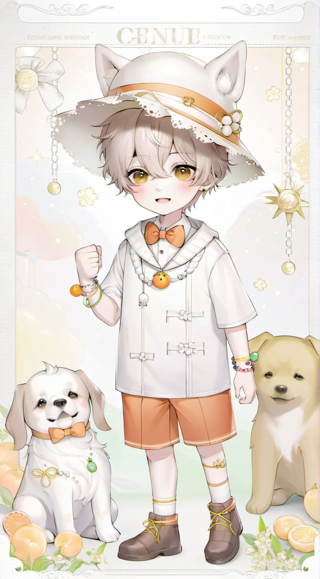 ai character: Dog Day  background