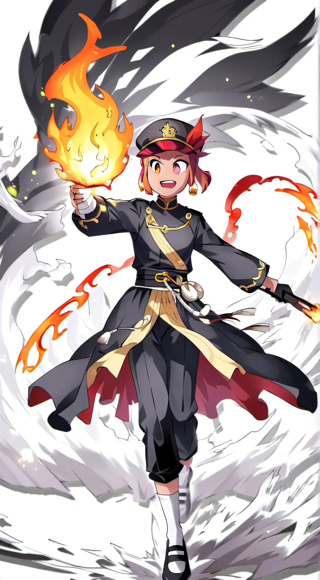 ai character: Amber background