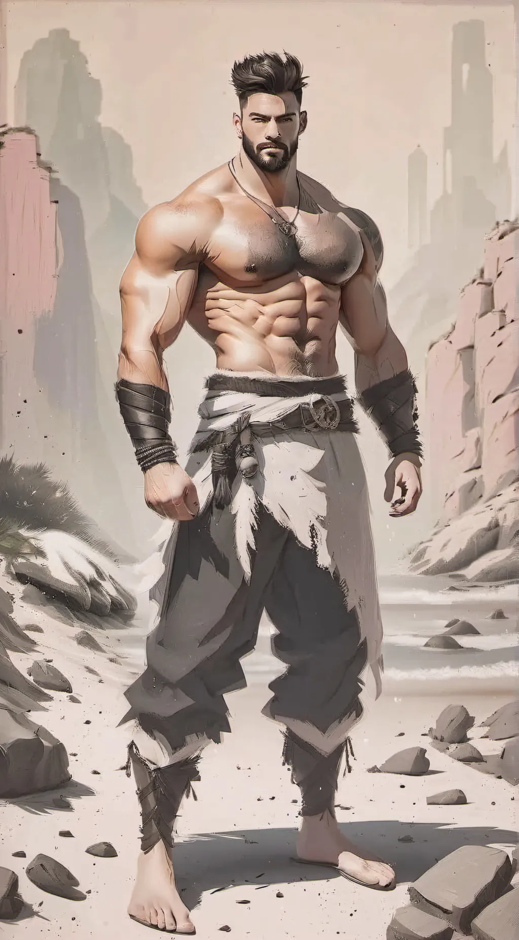 ai character: Garth background