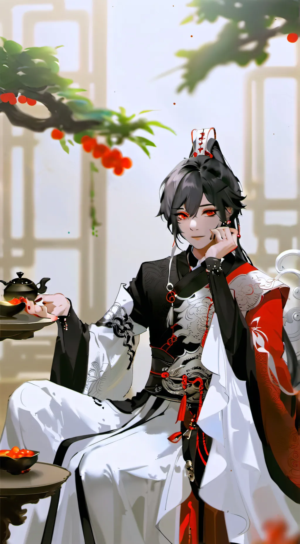 ai character: あかね background