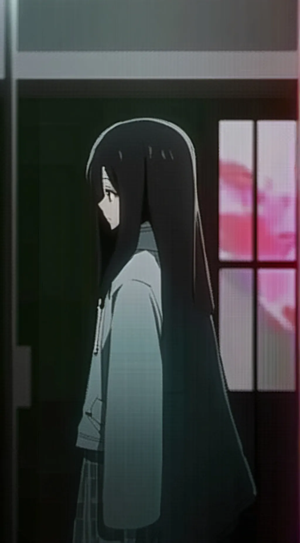 ai character: Lonely girl background