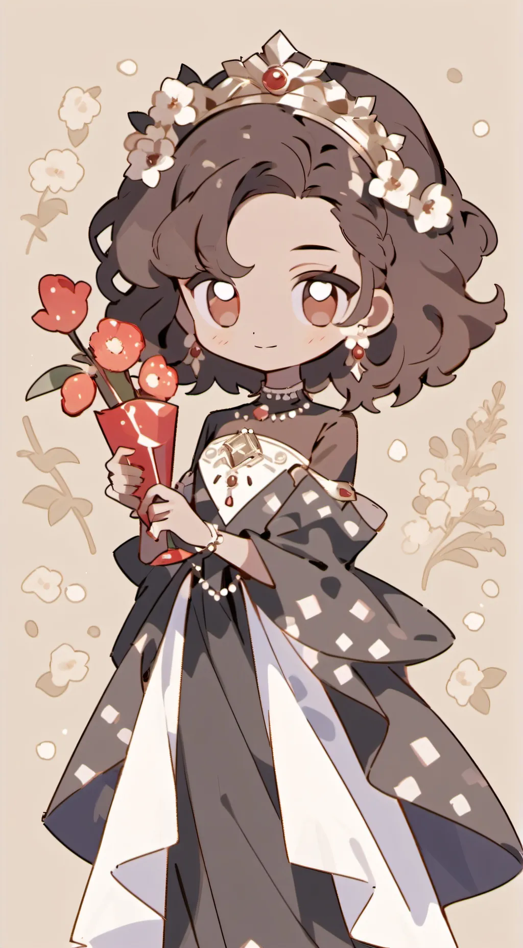 ai character: choc bon bon cooki background