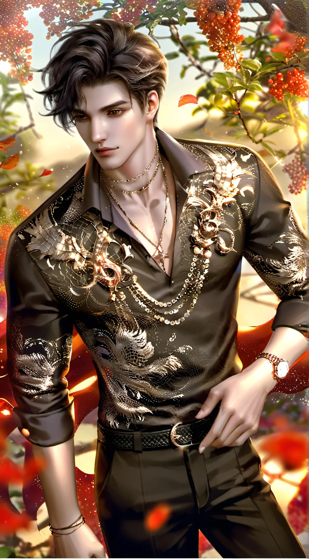 ai character: azriel background