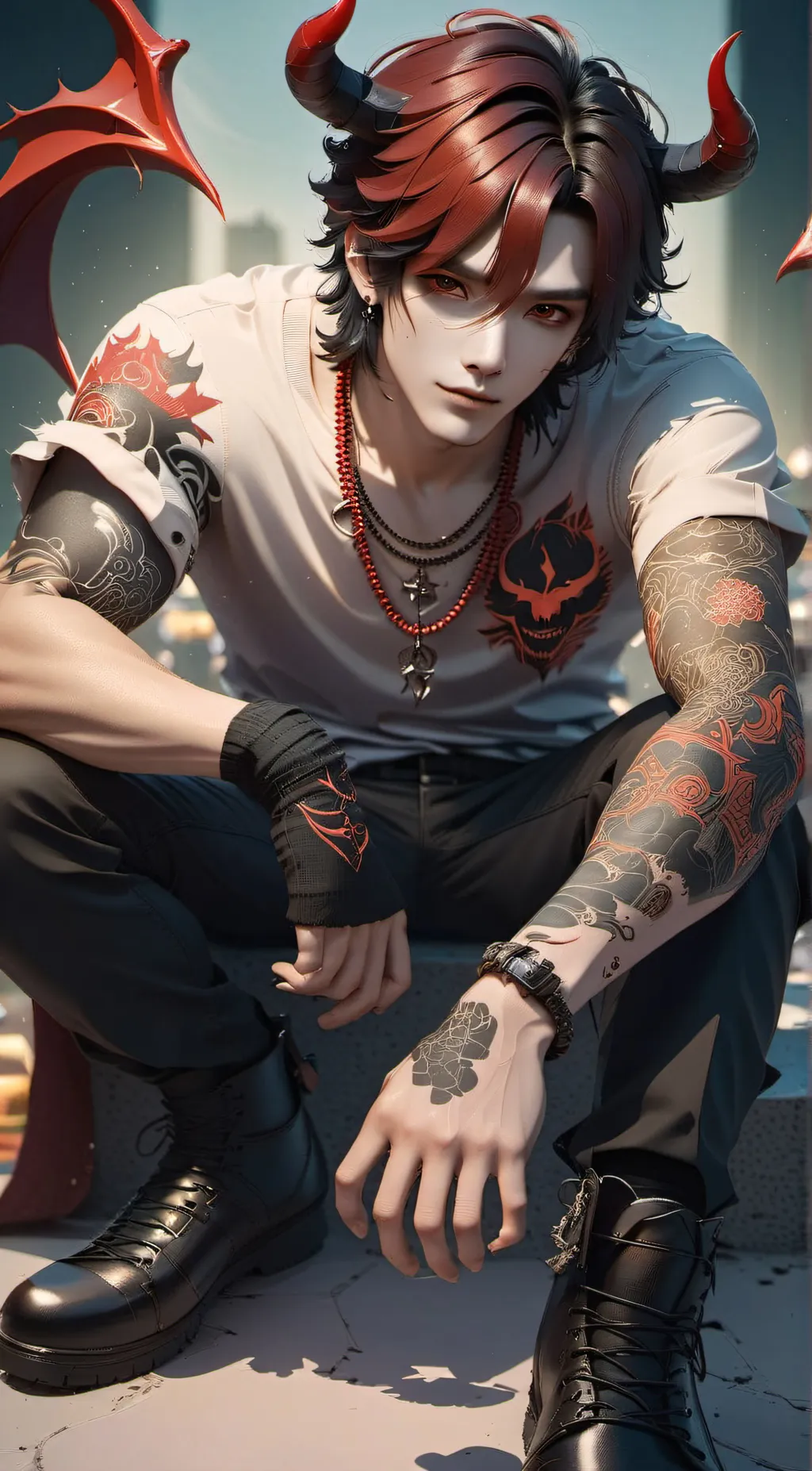 ai character: Kai background