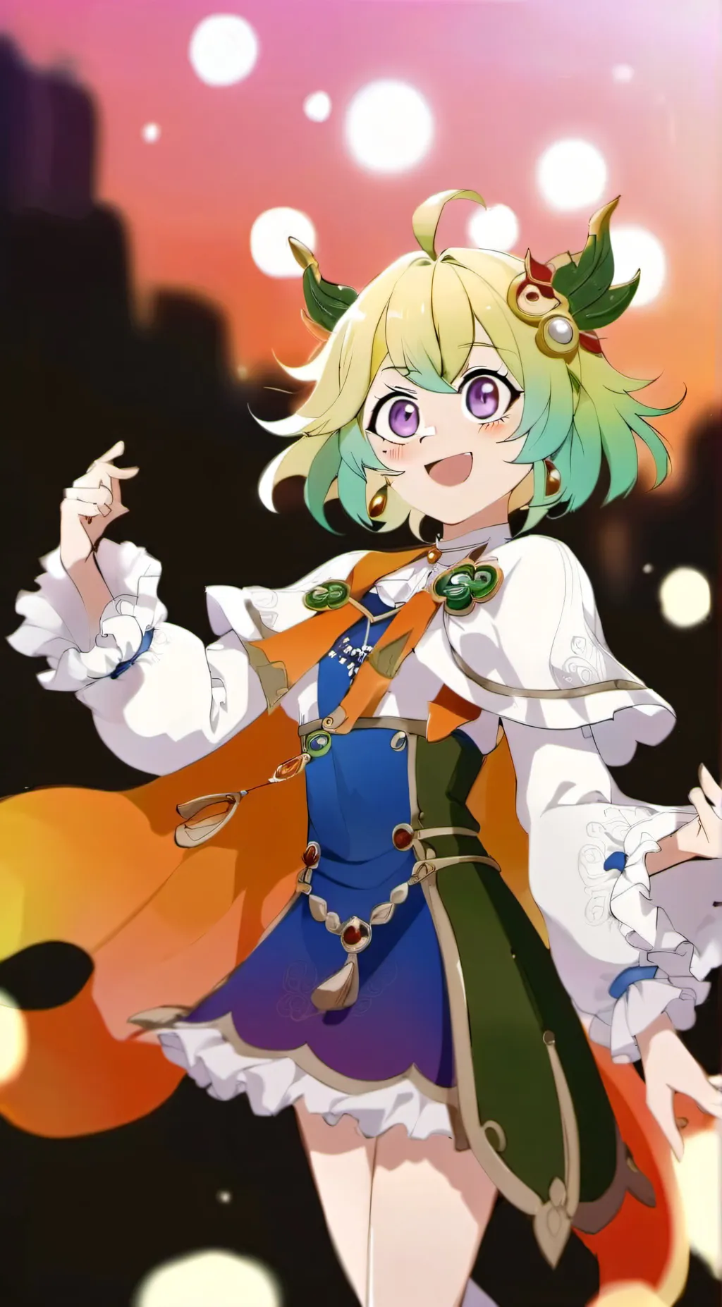 ai character: Luna background