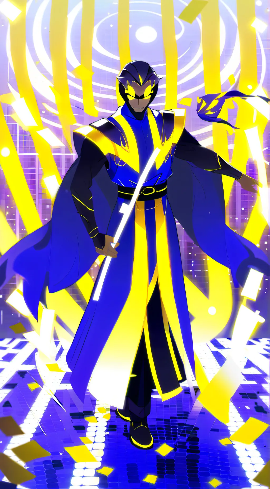 ai character: ★→Adam←★ background