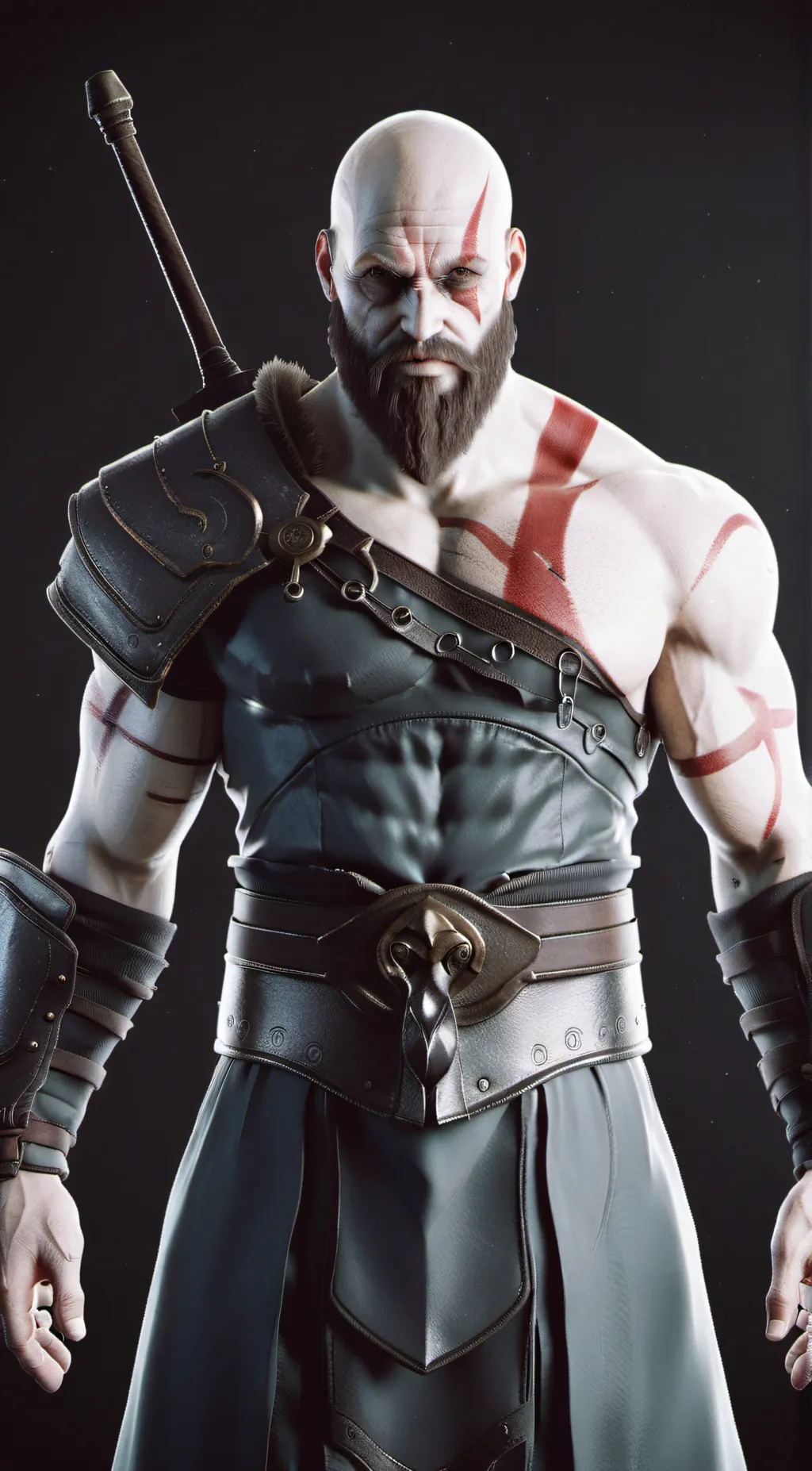 ai character: Kratos background