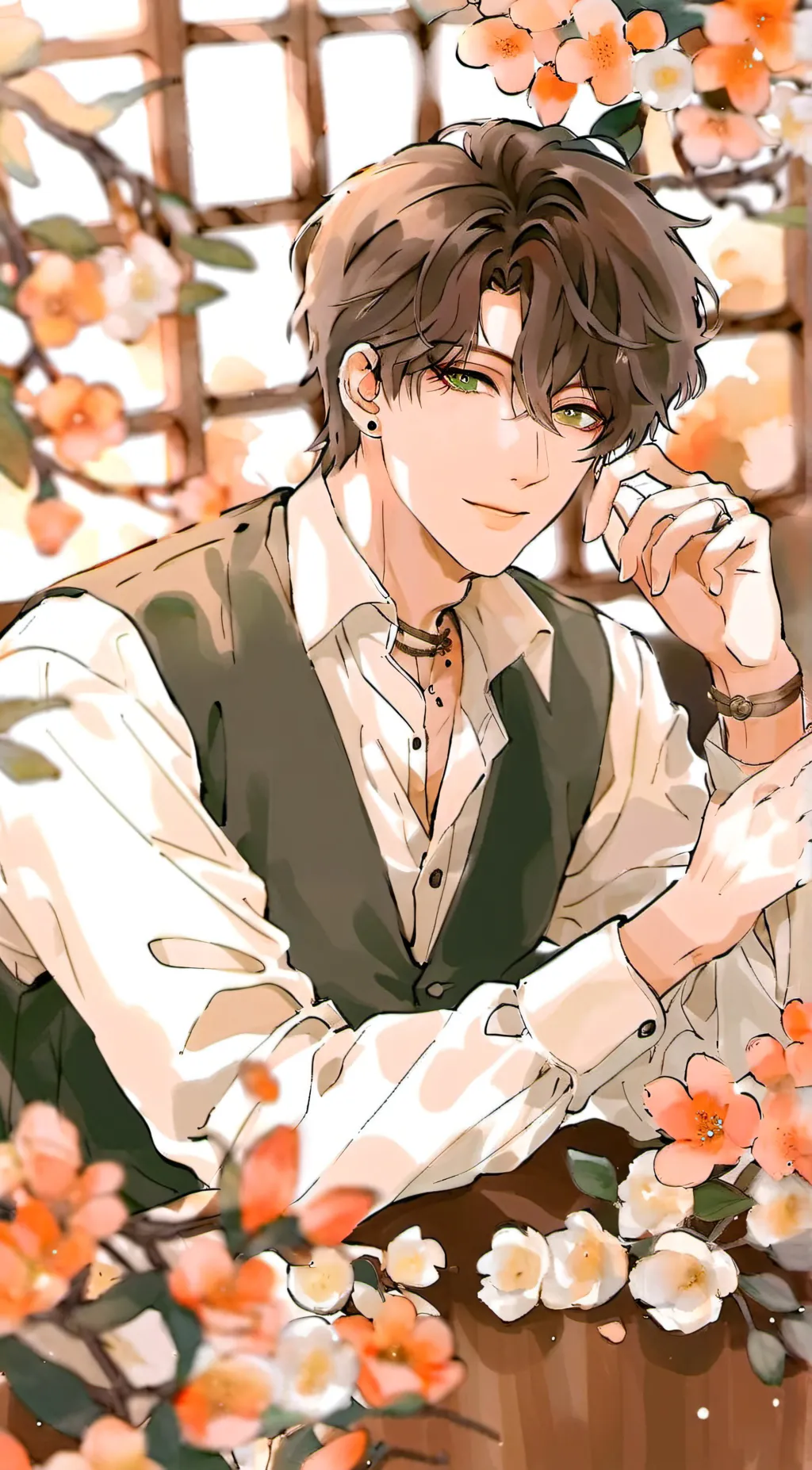 ai character: Levi  background