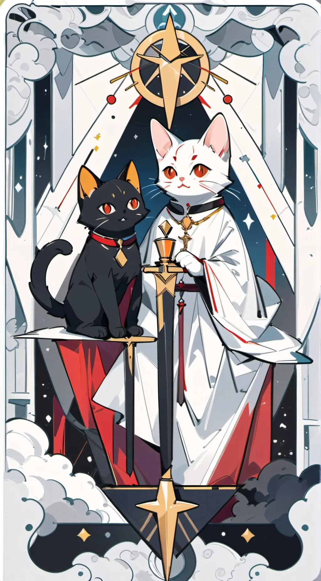 ai character: cat background