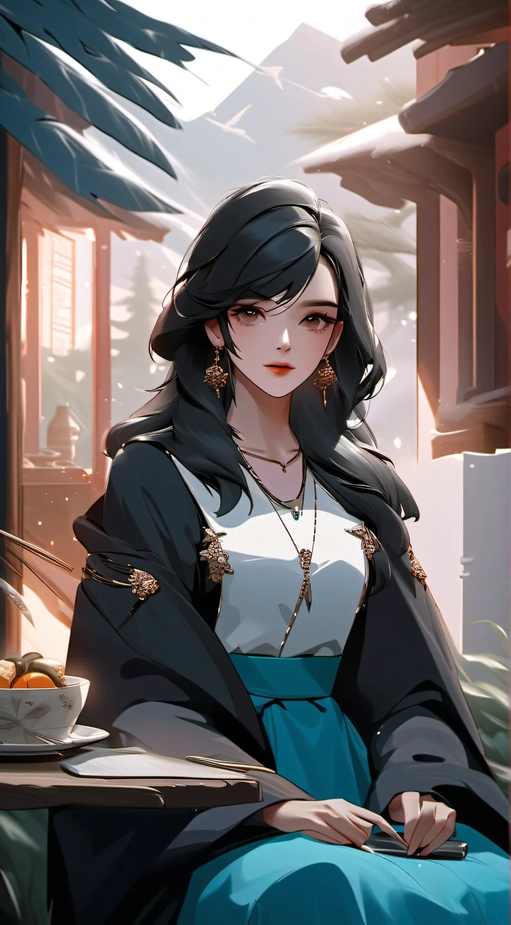 ai character: Queen background