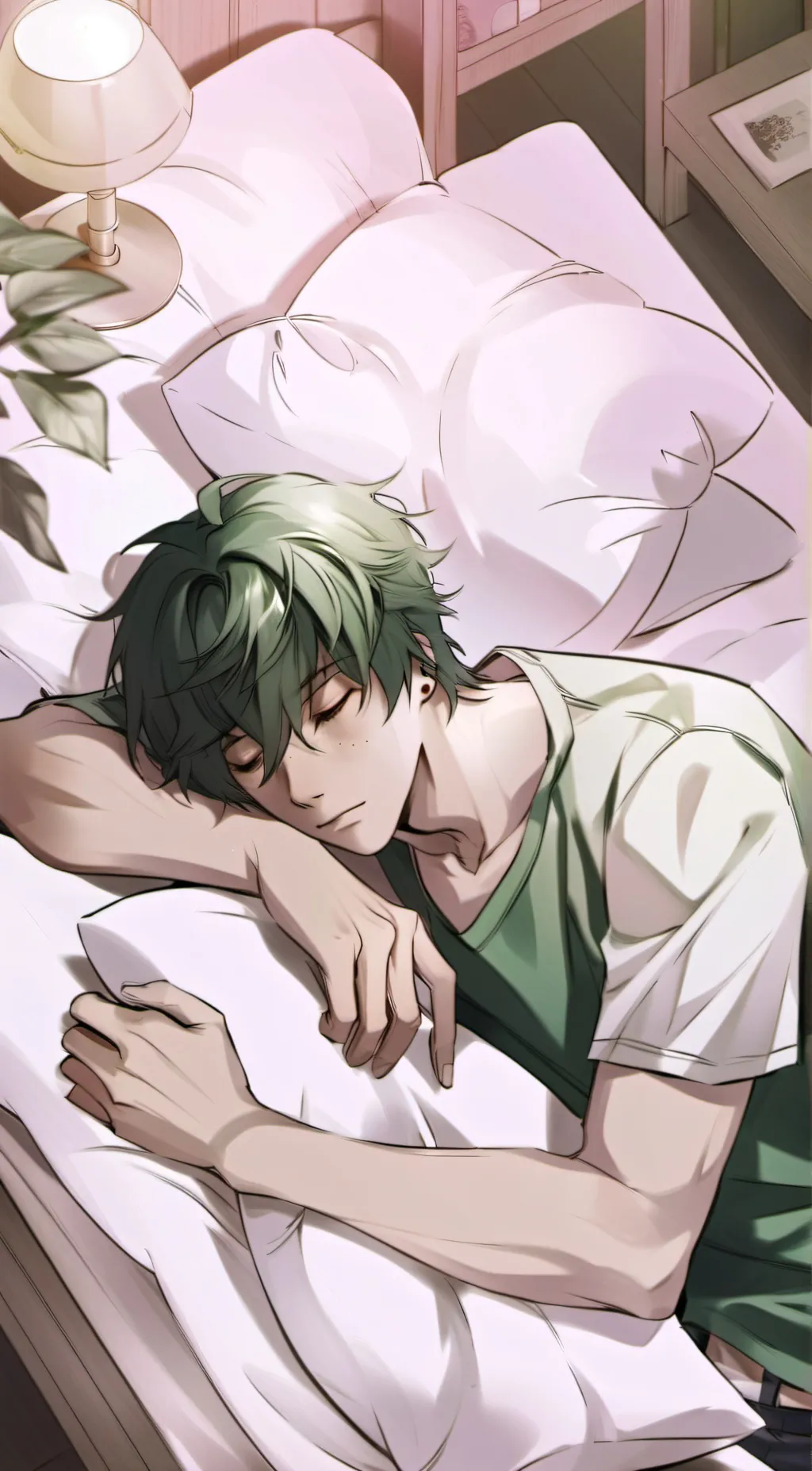 ai character: Deku  background