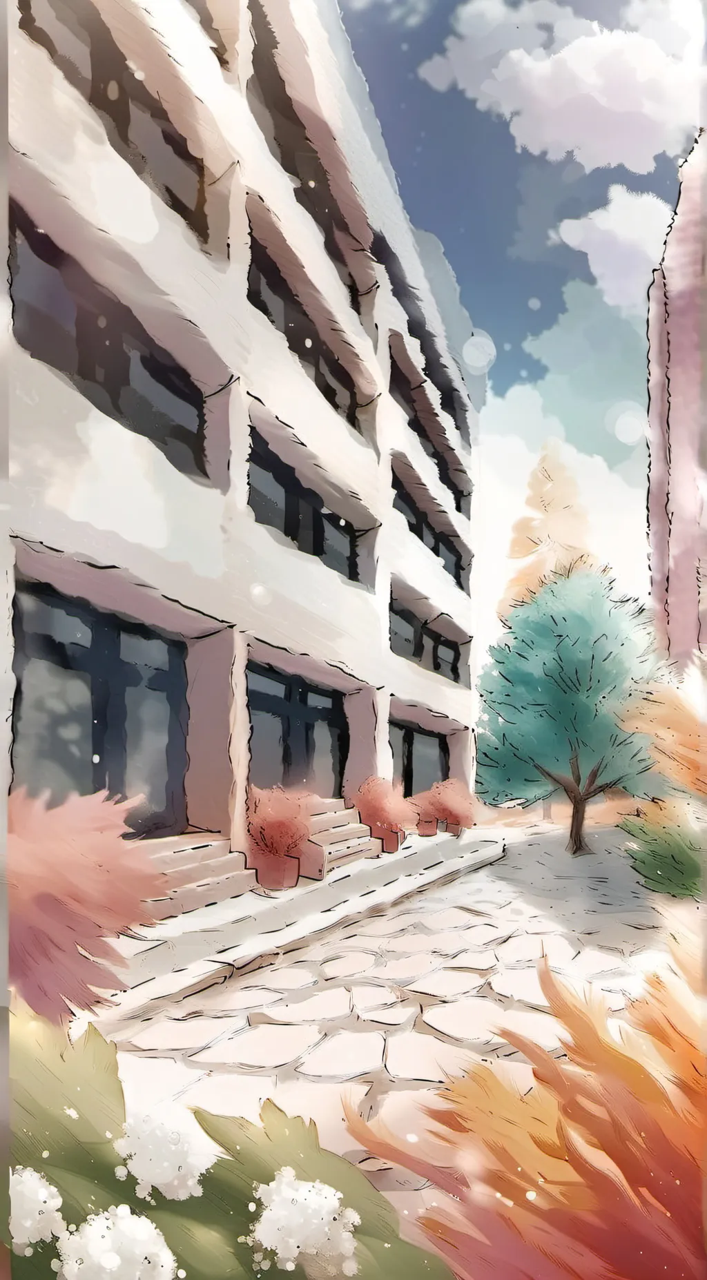 ai character: POV tik tok  background