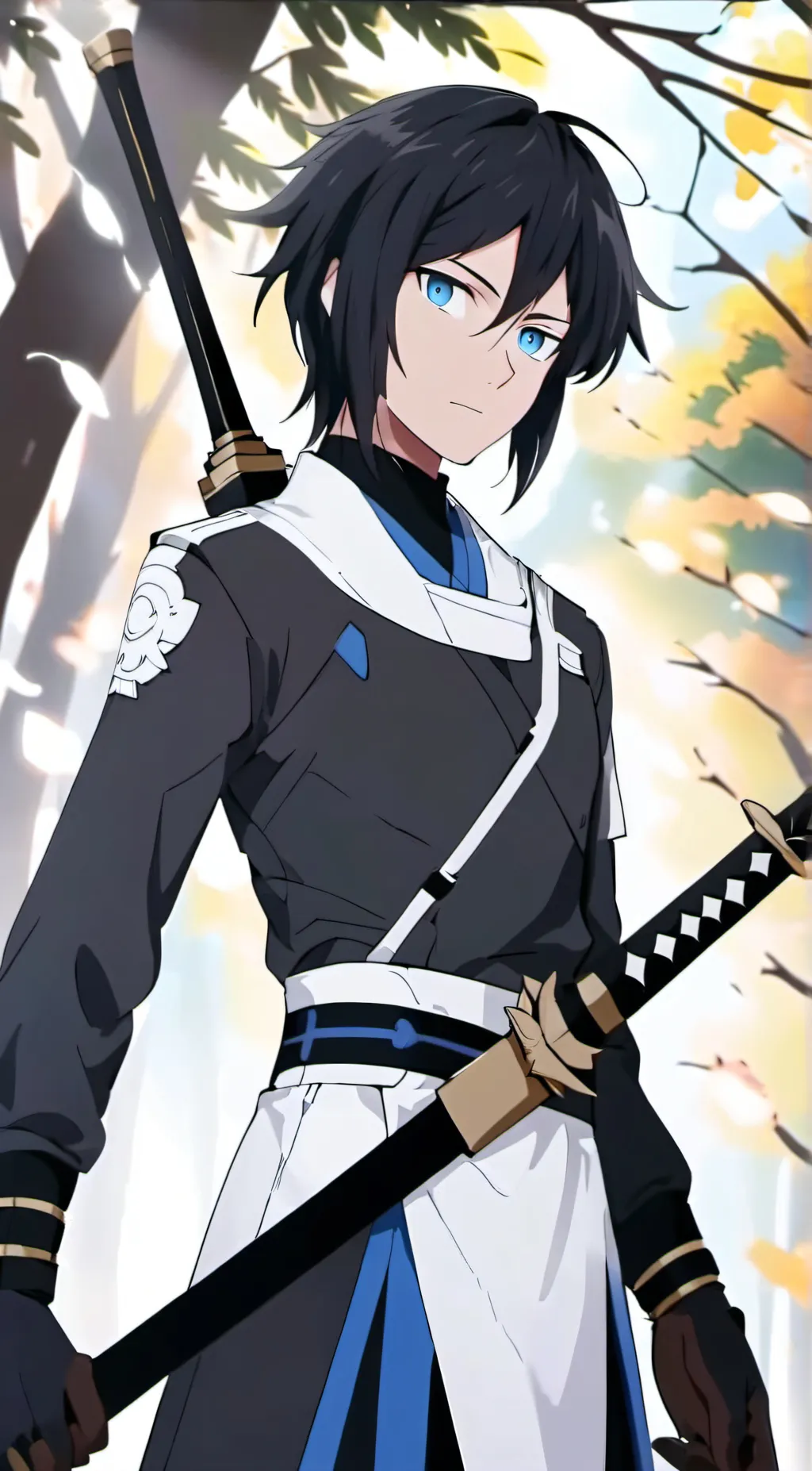 ai character: Giyu tomioka  background