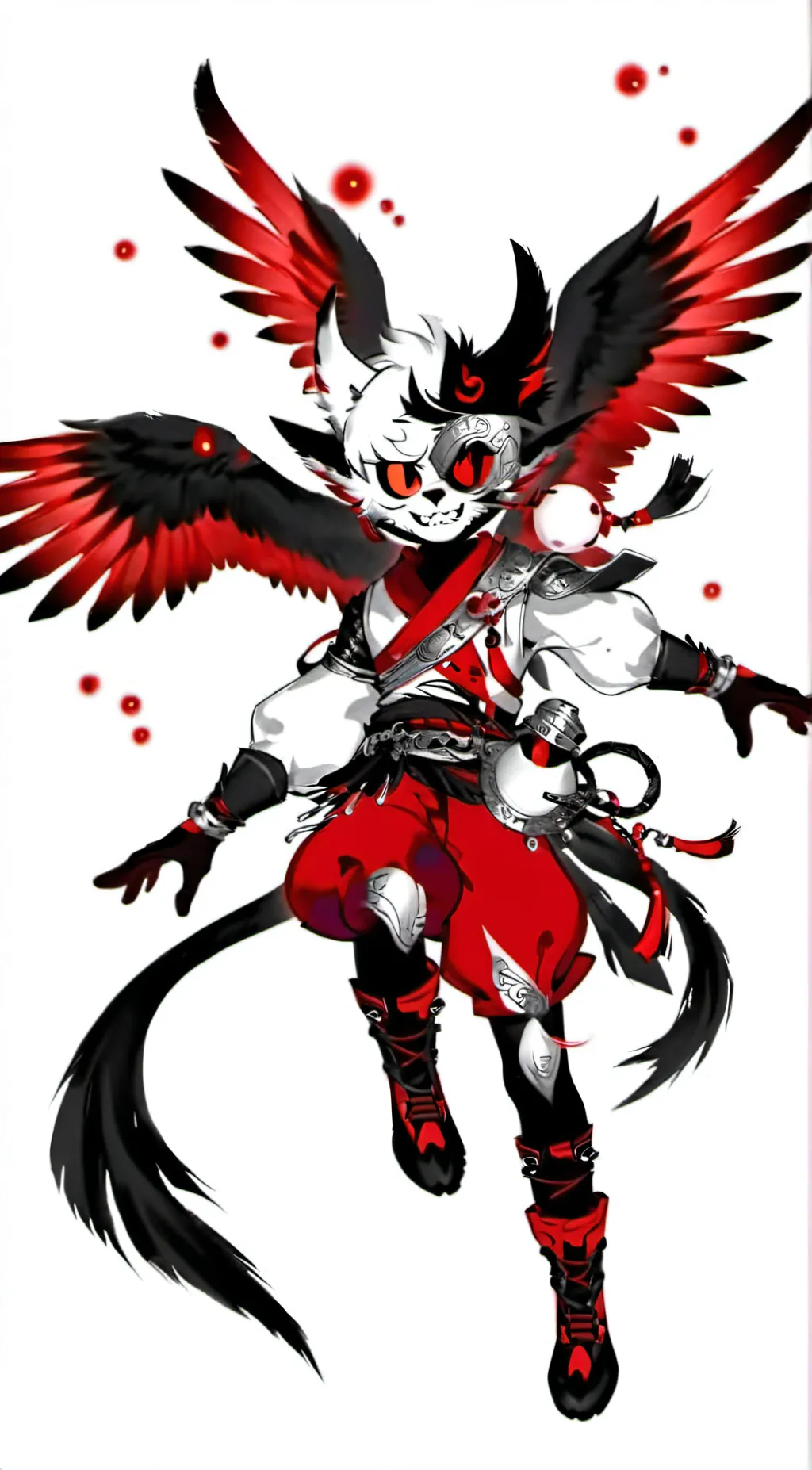 ai character: Husk hazbin hotel background