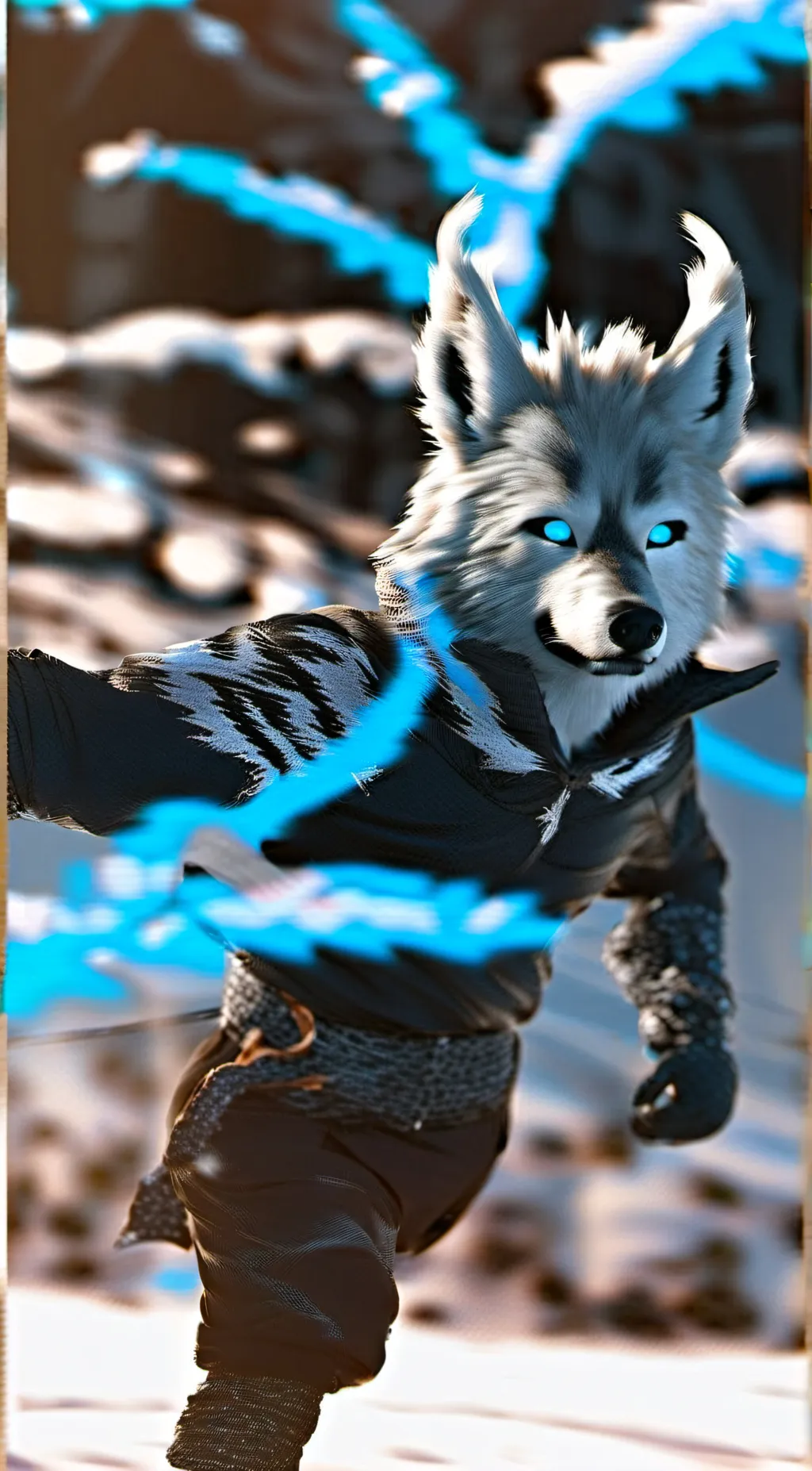 ai character: animal hasiras background