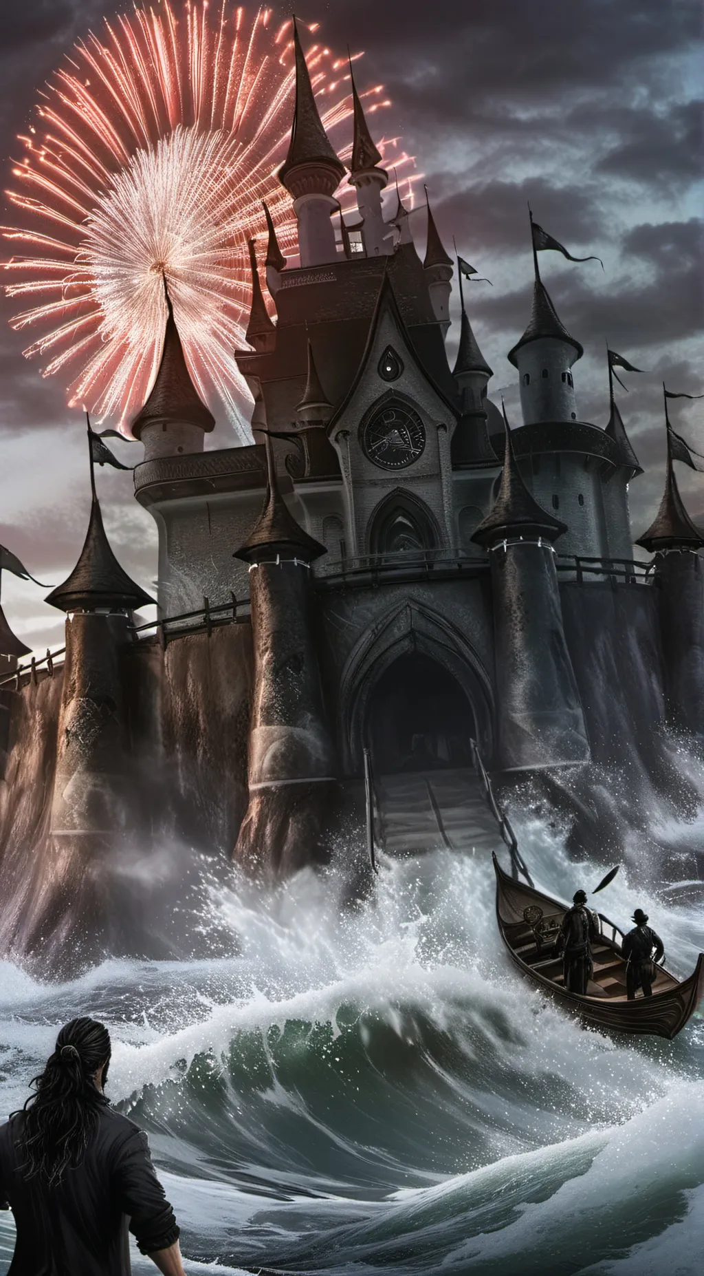 ai character: THE ISLAND  background