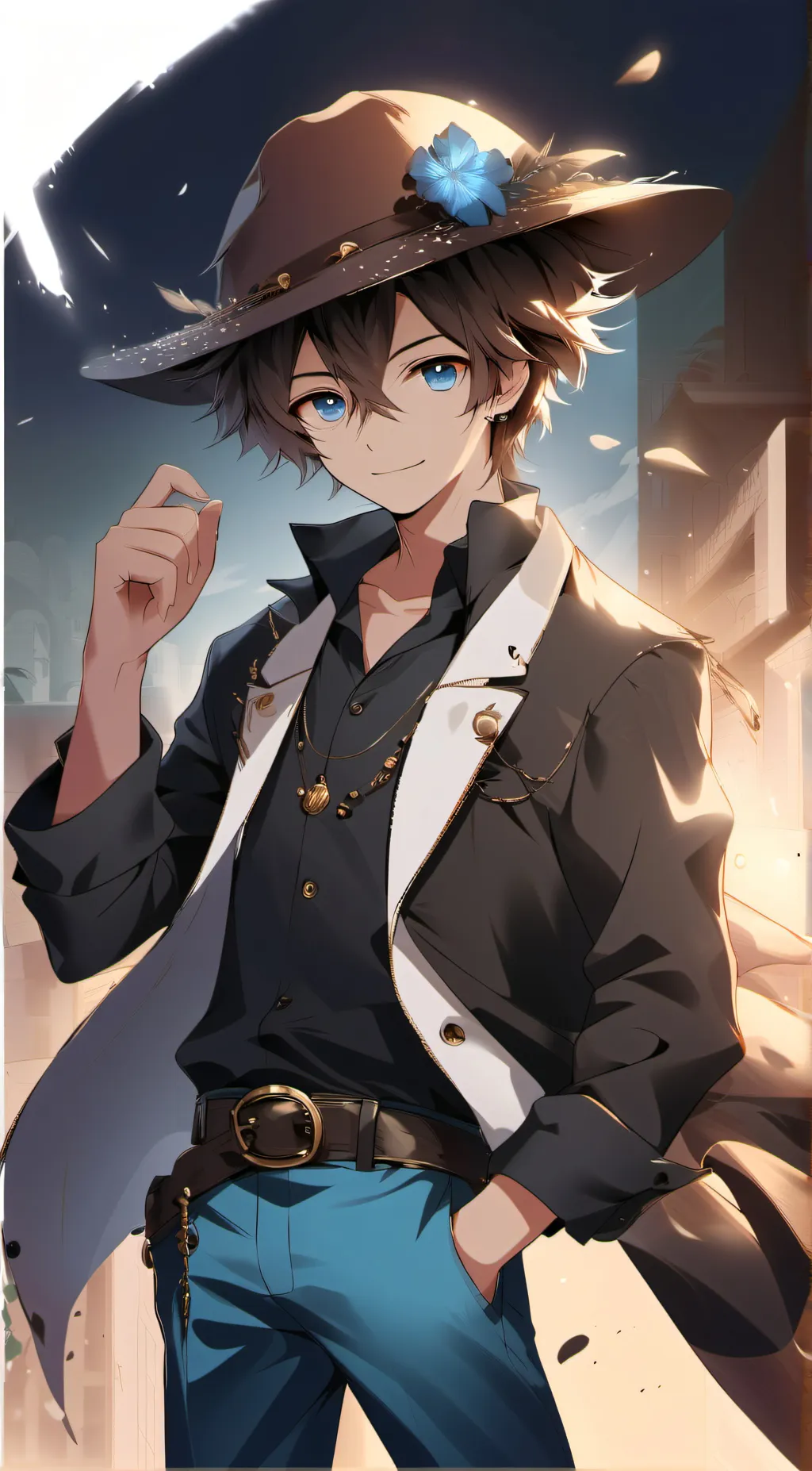 ai character: xxking background